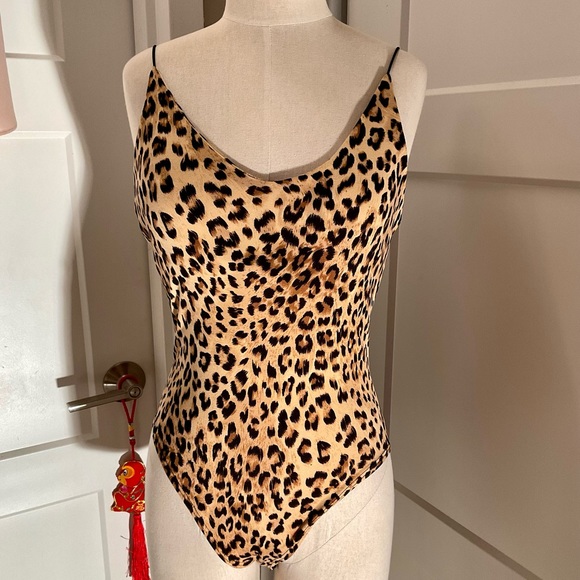 gaze Tops - Gaze Leopard Bodysuit
